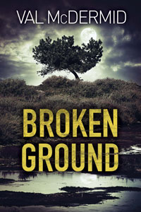 A book cover for Broken Ground