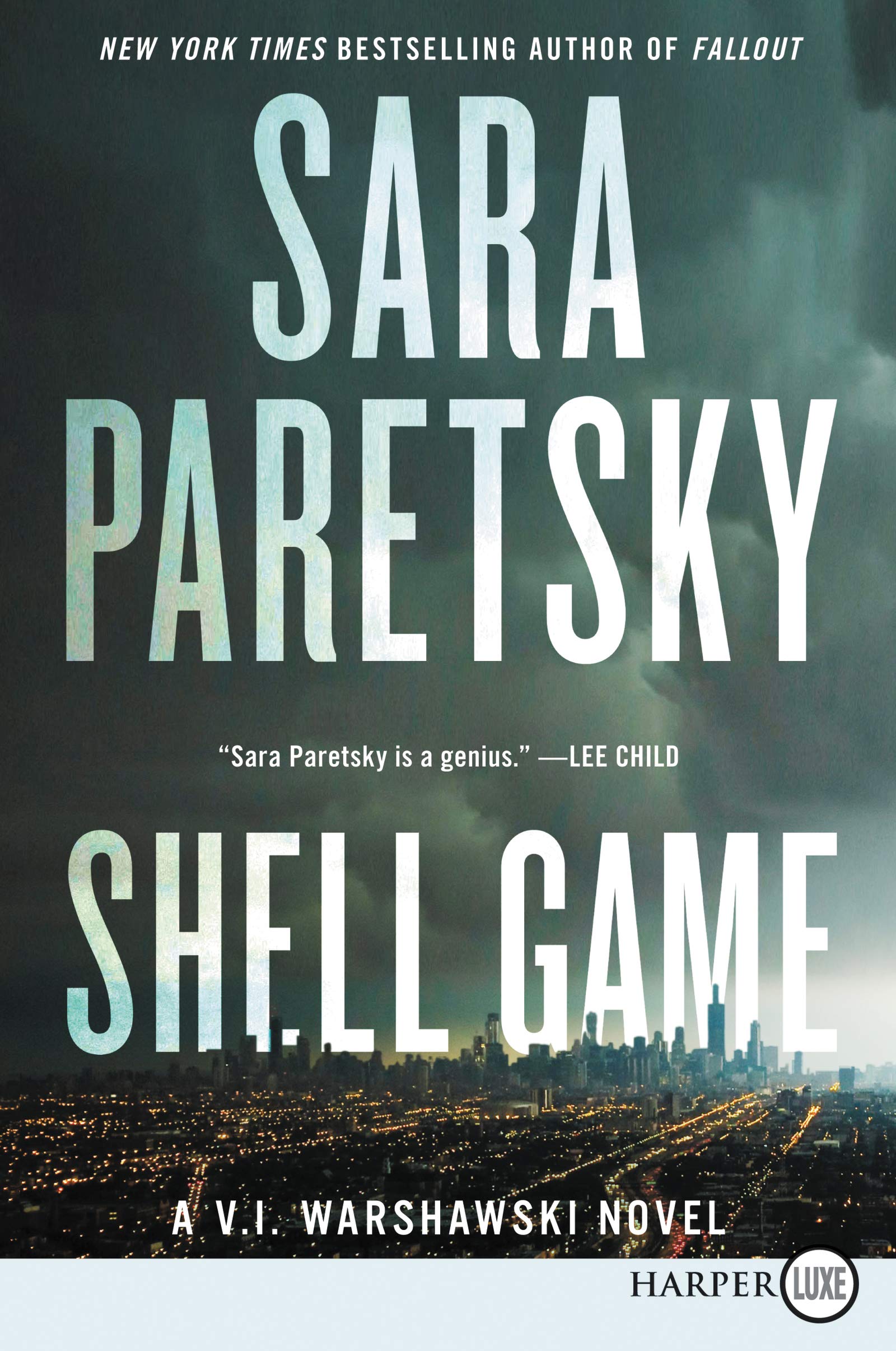 A book cover for Shell Game