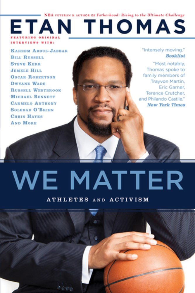 A book cover for We Matter: Athletes and Activism