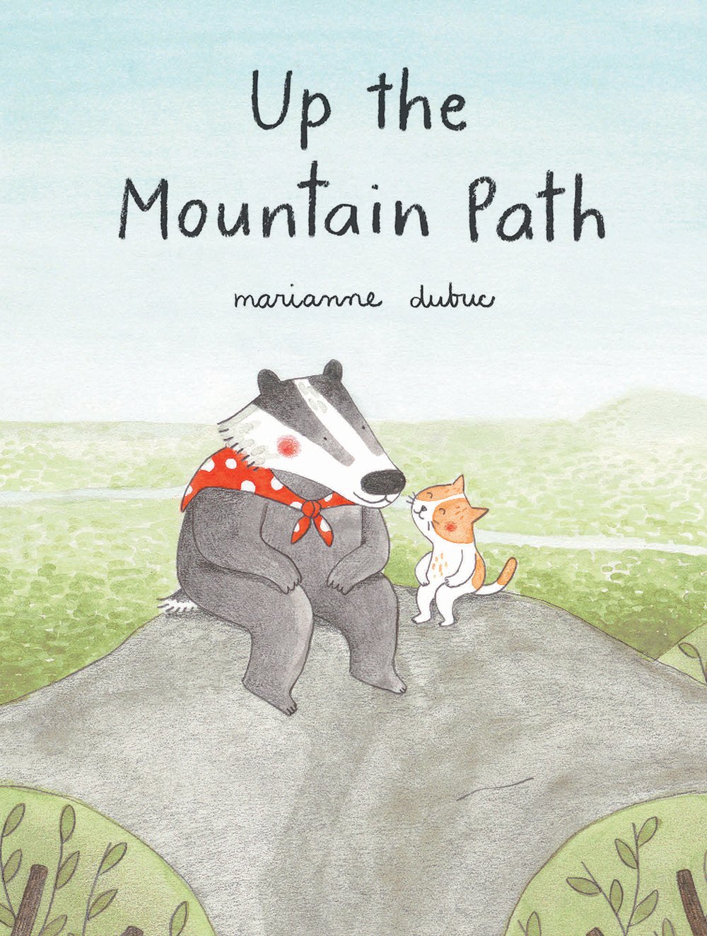 A book cover for Up the Mountain Path