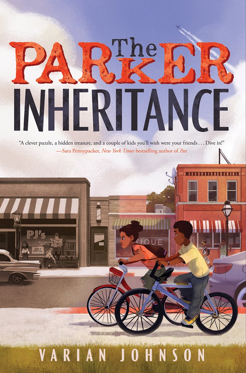A book cover for The Parker Inheritance