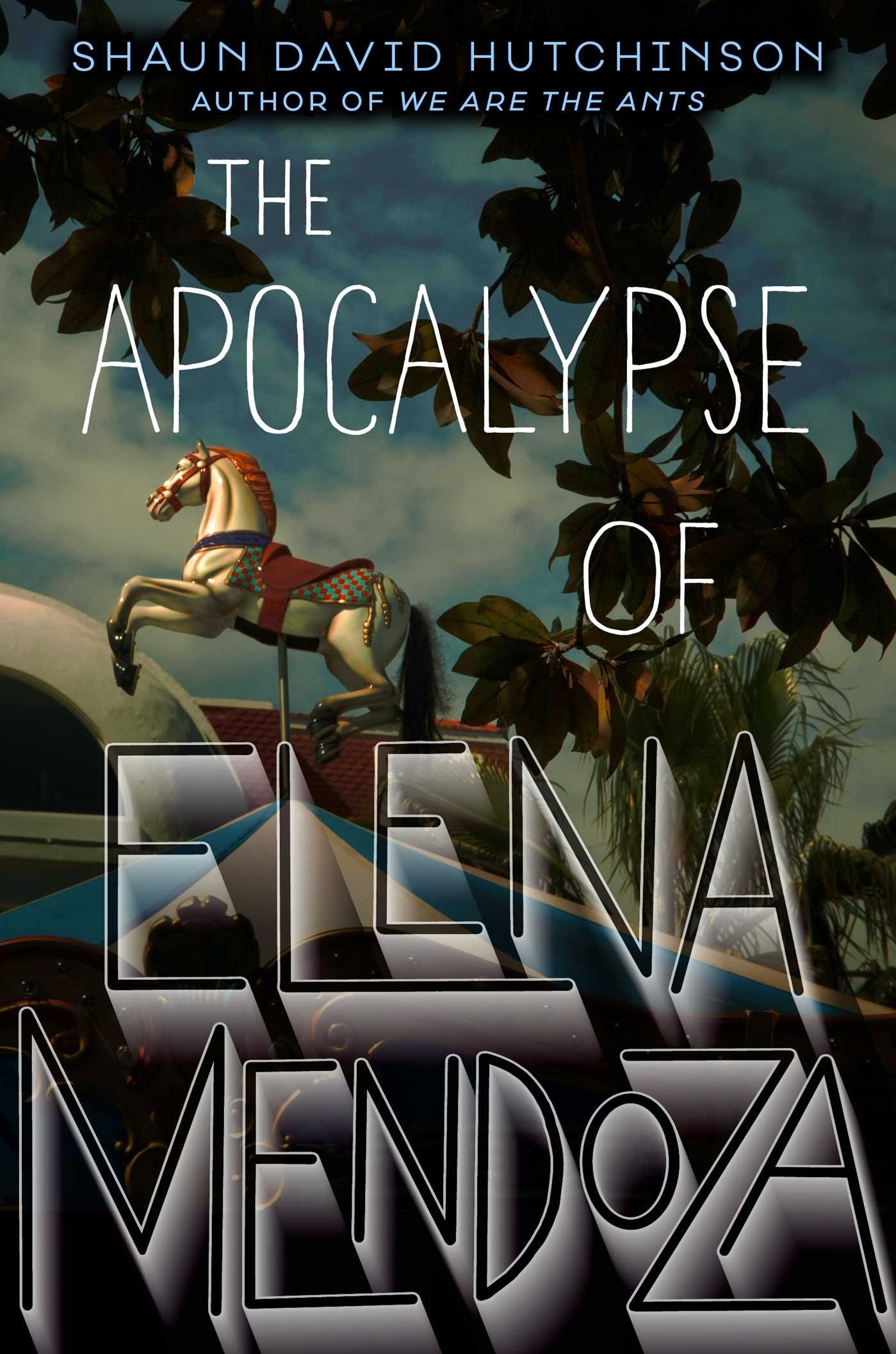 A book cover for The Apocalypse of Elena Mendoza