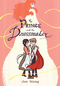 A book cover for The Prince and the Dressmaker