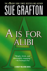A book cover for A is for Alibi
