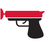 illustration of toy gun