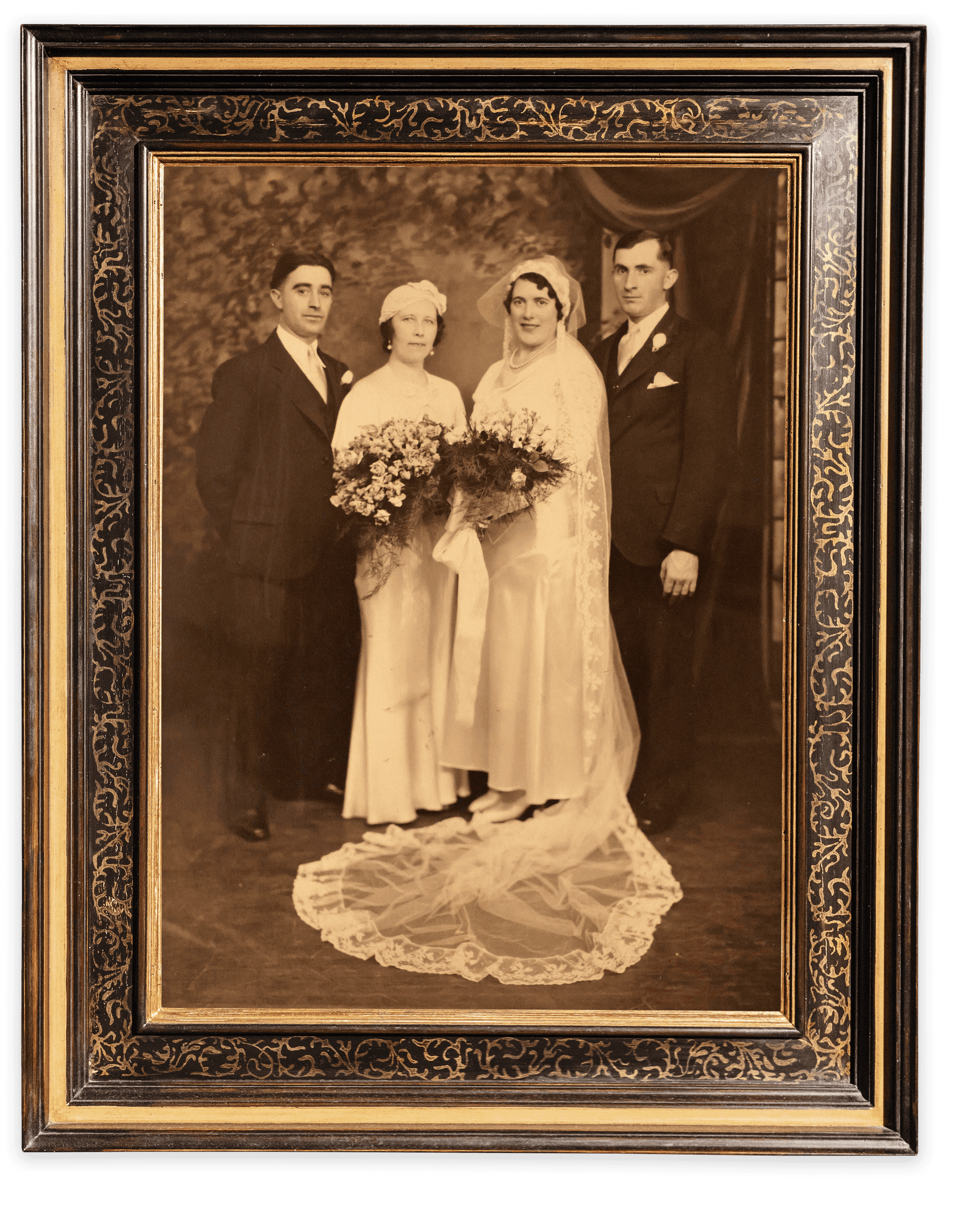 Catherine Keville (second from the left) purchased the Dartmouth Street home with her husband in 1943 after emigrating from Ireland. 