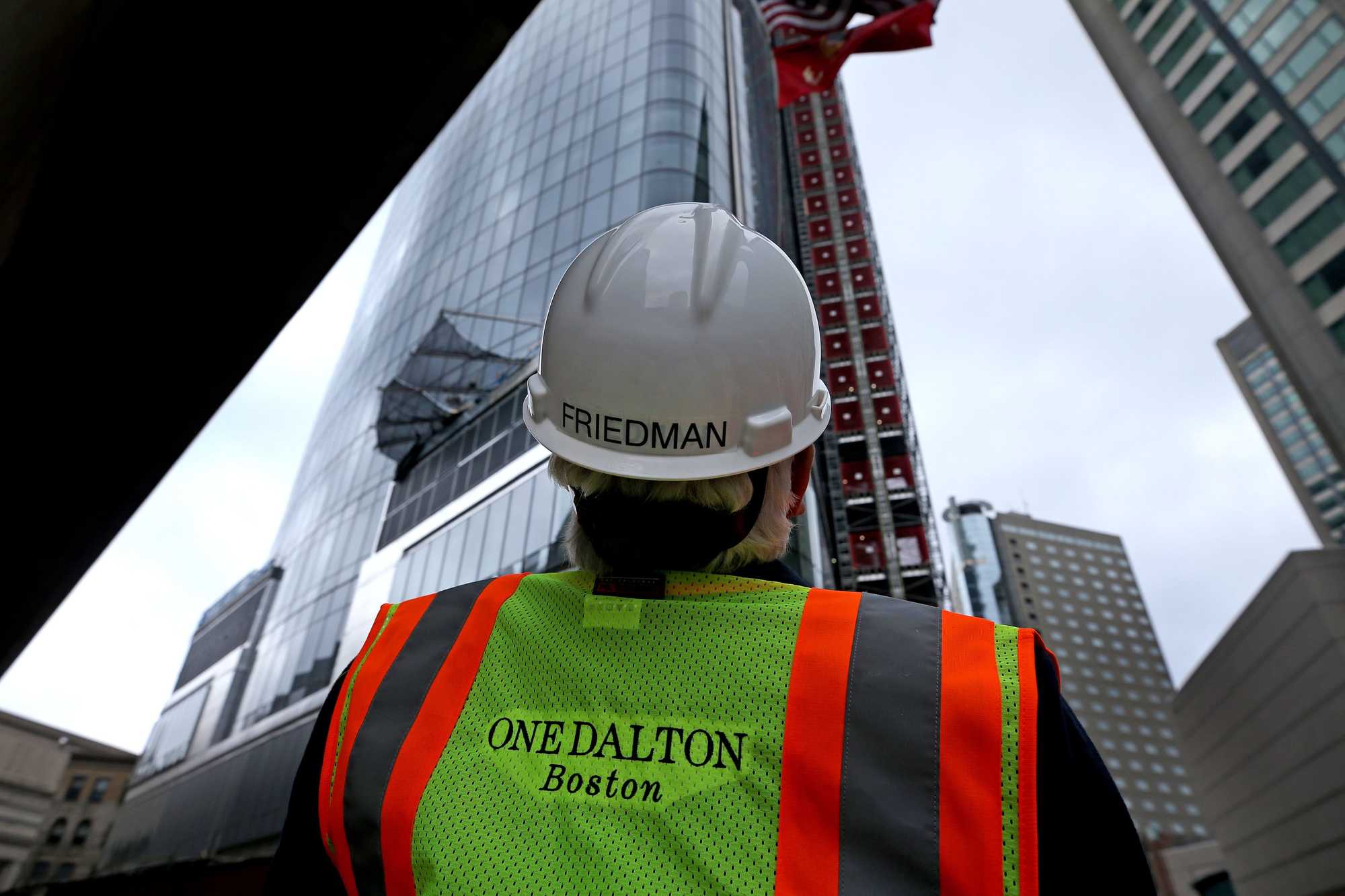 BOSTON, MA - 3/09/2018:   Dick Friedman developer at One Dalton in Boston which is under construction.   (David L Ryan/Globe Staff ) SECTION: METRO TOPIC