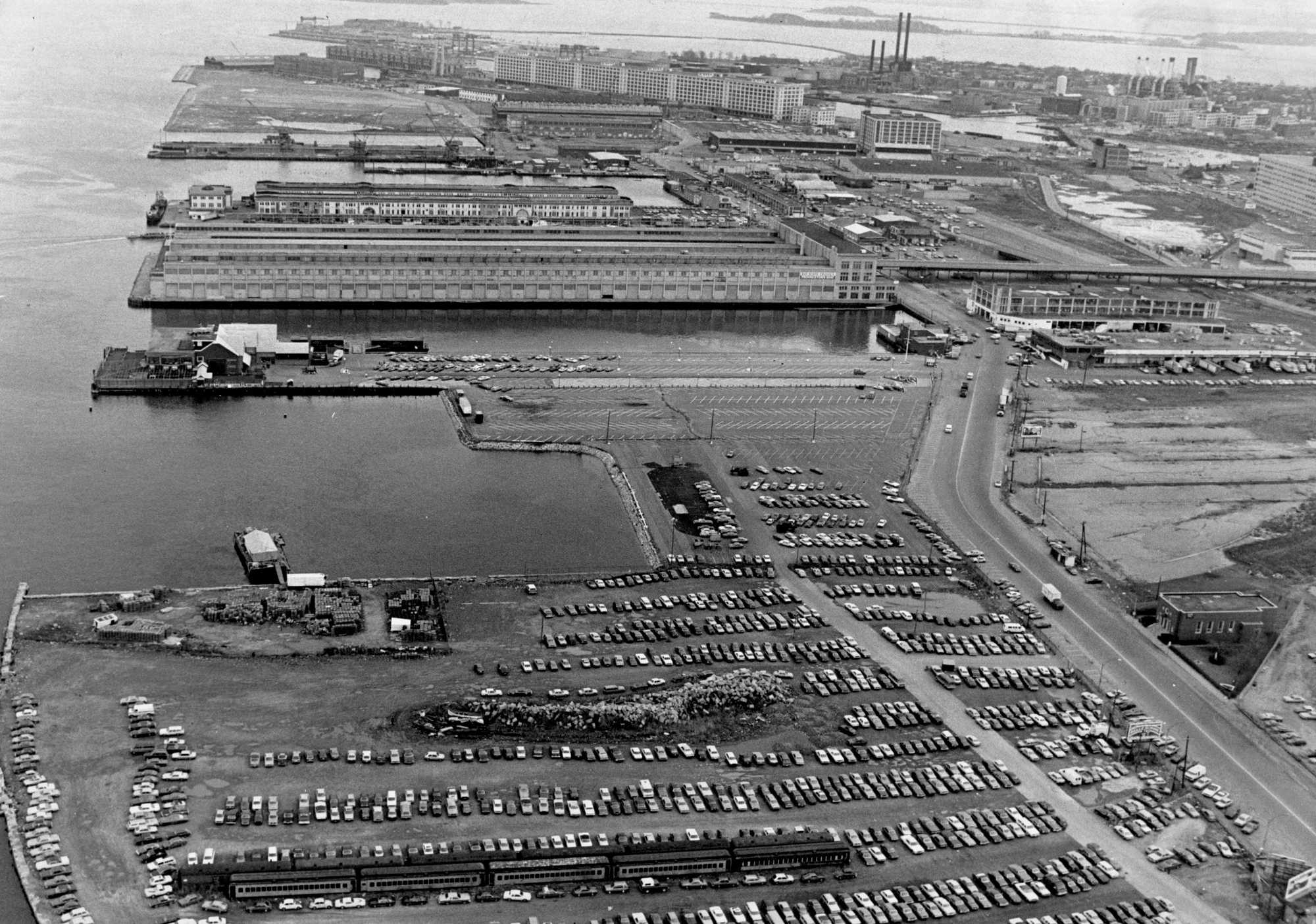 What's now the Seaport, in 1984.