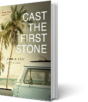A book cover for Cast the First Stone