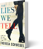 A book cover for The Lies We Tell