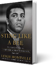 A book cover for Sting Like a Bee: Muhammad Ali vs. The United States of America, 1966-1971