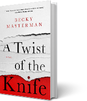 A book cover for A Twist of the Knife