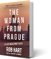 A book cover for The Woman From Prague