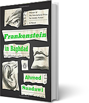 A book cover for Frankenstein in Baghdad