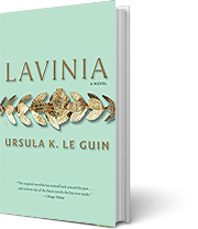 A book cover for Lavinia