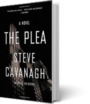 A book cover for The Plea