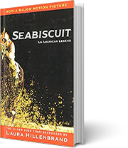 A book cover for Seabiscuit: An American Legend