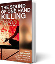 A book cover for The Sound of One Hand Killing