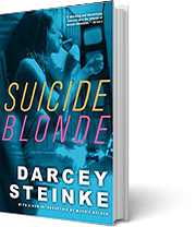 A book cover for Suicide Blonde