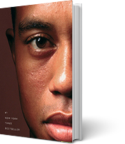 A book cover for Tiger Woods