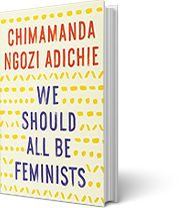 A book cover for We Should All Be Feminists