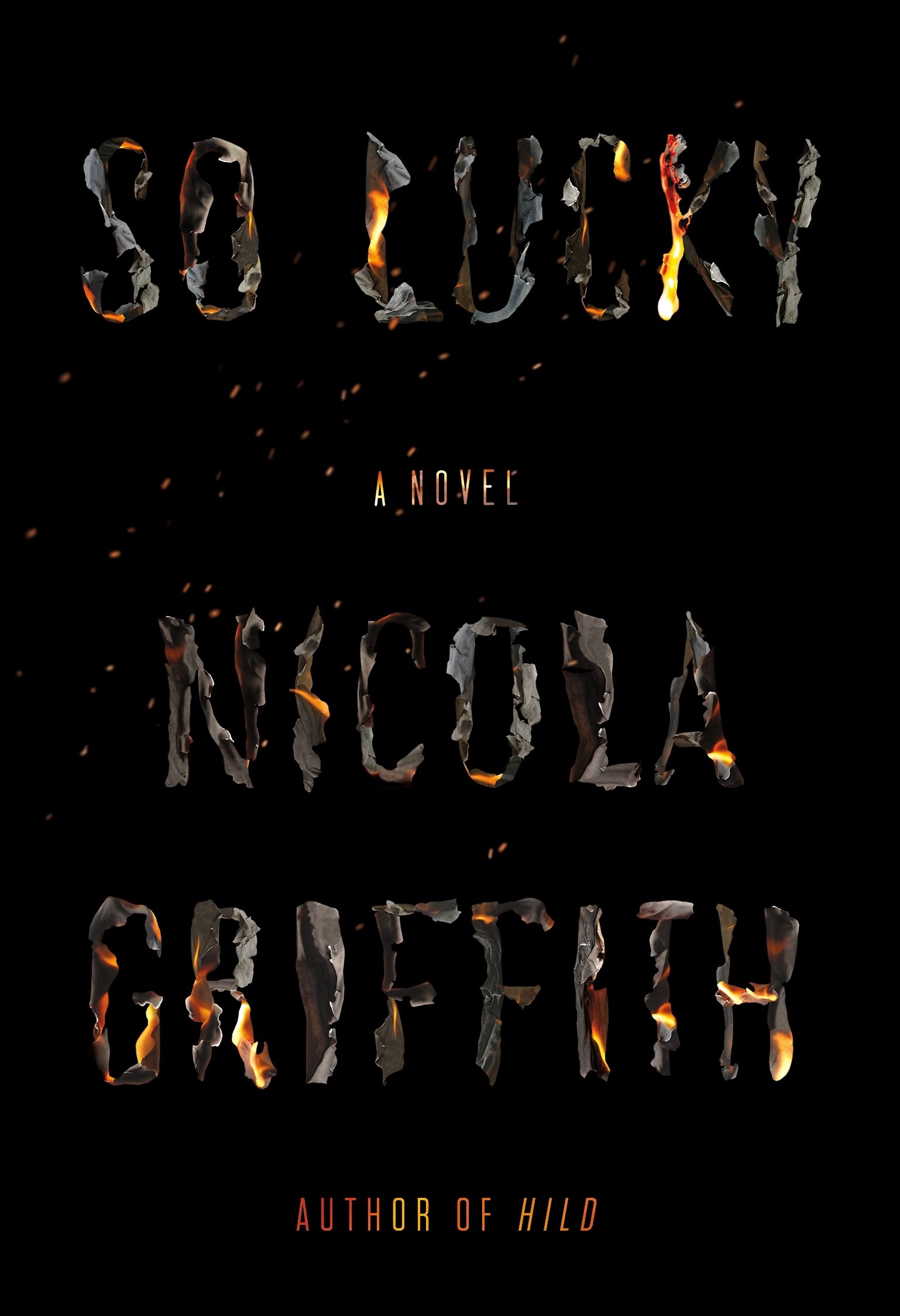 A book cover for So Lucky