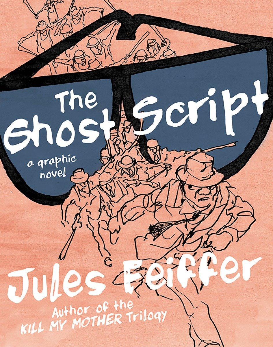 A book cover for The Ghost Script