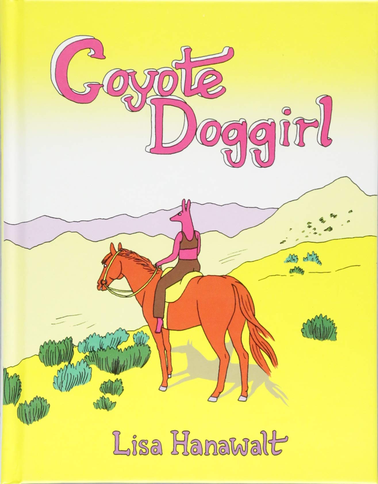 A book cover for Coyote Doggirl