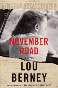 A book cover for November Road