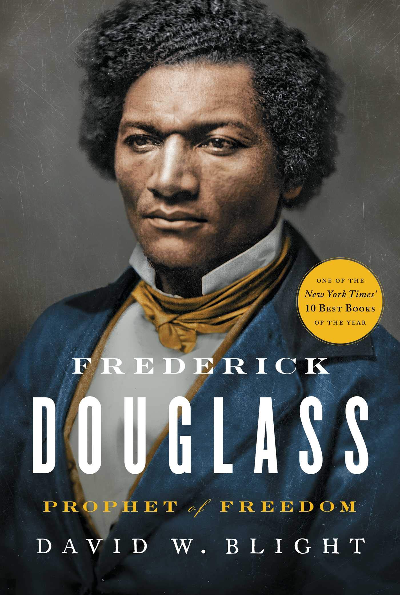 A book cover for Frederick Douglass: Prophet of Freedom