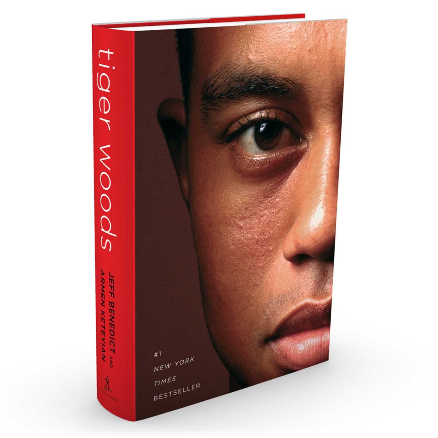 A book cover for Tiger Woods