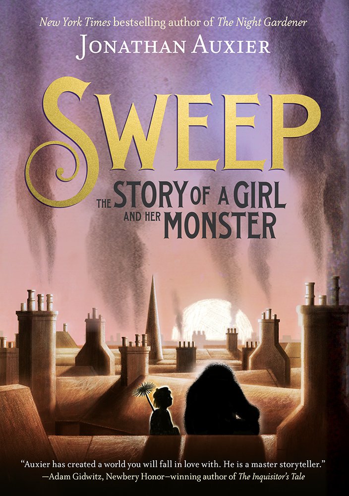 A book cover for Sweep: The Story of a Girl and her Monster