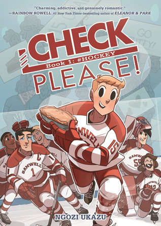 A book cover for Check Please: #Hockey