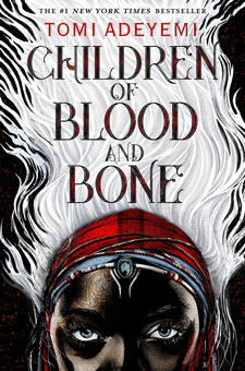 A book cover for Children of Blood and Bone