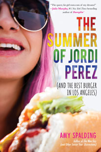 A book cover for The Summer of Jordi Perez (and the Best Burger in Los Angeles)