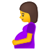 pregnant emoji