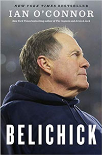 A book cover for Belichick: The Making of the Greatest Football Coach of All Time