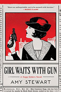 A book cover for Girl Waits With Gun