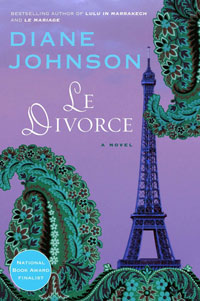 A book cover for Le Divorce