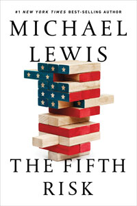 A book cover for The Fifth Risk