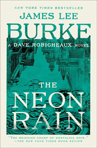 A book cover for The Neon Rain