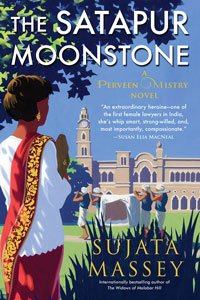 A book cover for The Satapur Moonstone