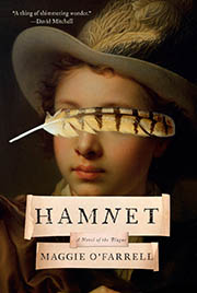 A book cover for Hamnet