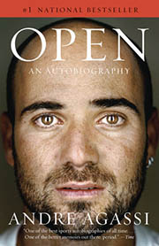 A book cover for Open: An Autobiography