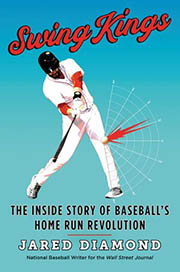A book cover for Swing Kings: The Inside Story of Baseball’s Home Run Revolution