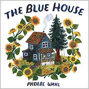 A book cover for The Blue House