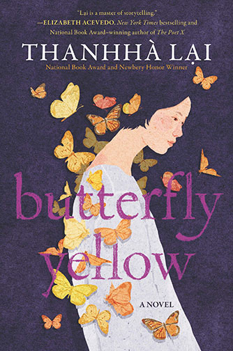 A book cover for Butterfly Yellow