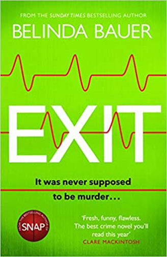 A book cover for Exit