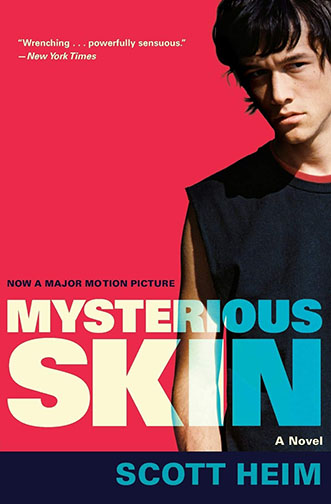 A book cover for Mysterious Skin