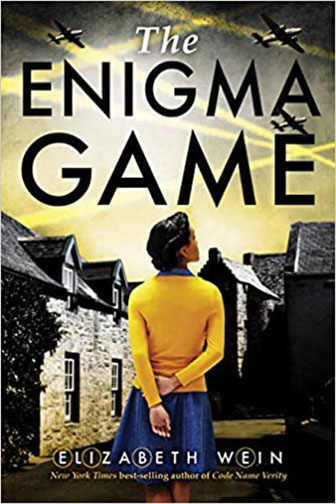 A book cover for The Enigma Game